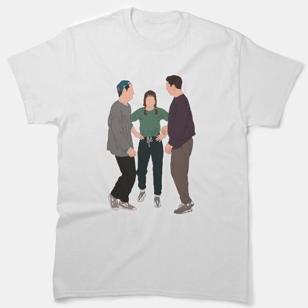 تیشرت  friends طرح  Rachel  Chandler  and Ross