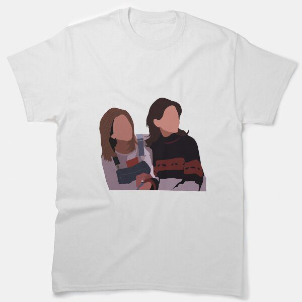 تیشرت  friends طرح Rachel and Monica