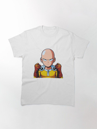 تیشرت مرد تک مشتی | تیشرت One Punch Man طرح Saitama Sticker