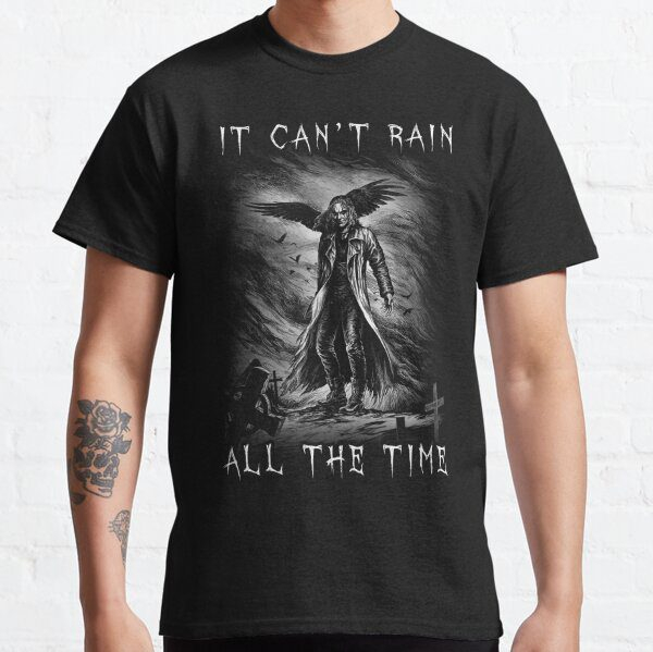 تیشرت کلاغ | تیشرت The Crow طرح It Can t Rain All the Time