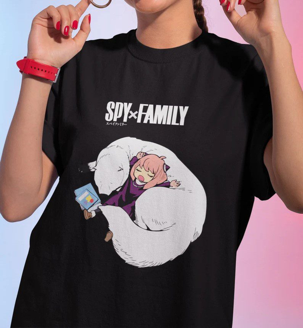 تیشرت جاسوس و خانواده | تیشرت Spy x Family طرح bond anya cute