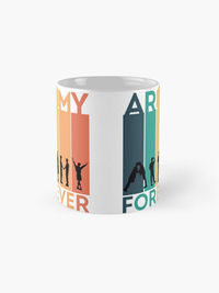 ماگ گروه BTS | ماگ گروه بی تی اس طرح BTS ARMY OT7 FOREVER