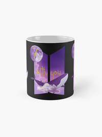ماگ گروه BTS | ماگ گروه بی تی اس طرح bts whalien 52