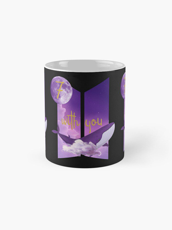 ماگ گروه BTS | ماگ گروه بی تی اس طرح bts whalien 52