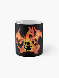 ماگ فانتزی pokemon | ماگ فانتزی پوکمون طرح fire type