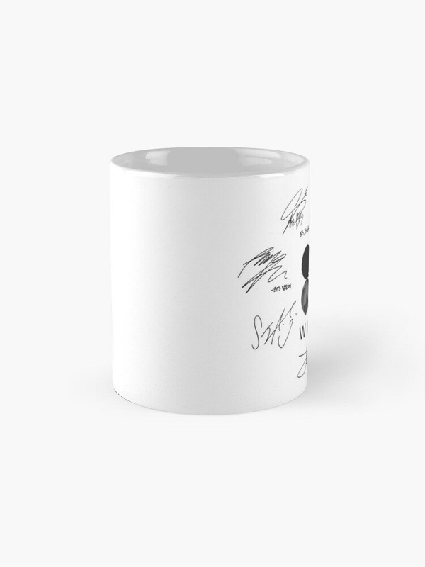 ماگ گروه BTS | ماگ گروه بی تی اس طرح bts signatures