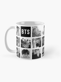ماگ گروه BTS | ماگ گروه بی تی اس طرح BTS collage