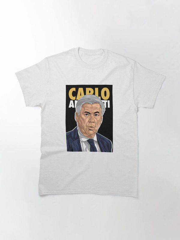 تیشرت ورزشی رئال مادرید | تیشرت Real Madrid CF طرح Carlo Ancelotti