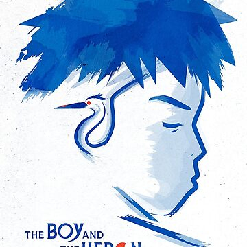 تیشرت انیمه The Boy and the Heron پسرک و مرغ ماهی‌خوار Boy Heron  The Boy and The Heron