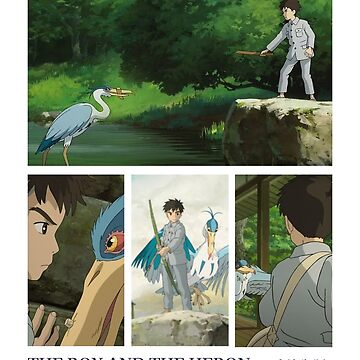 تیشرت انیمه The Boy and the Heron پسرک و مرغ ماهی‌خوار The Boy And The Heron Poster