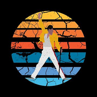 تیشرت گروه موسیقی Queen کویین تیشرت Mercury Sunset