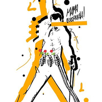 تیشرت گروه موسیقی Queen کویین تیشرت Freddie Mercury - Mamaa Ooh Ooh