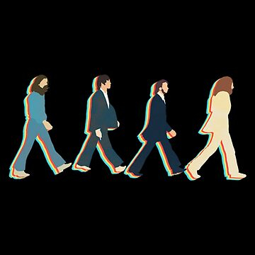 تیشرت گروه موسیقی beatles بیتلز Vintage Retro Abbey Road Music
