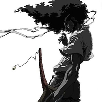 تیشرت لانگ  انیمه AFRO SAMURAI افرو سامورایی Afro Samurai
