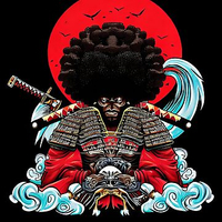 تیشرت لانگ  انیمه AFRO SAMURAI افرو سامورایی Afro Samurai - Retro Vintage logo