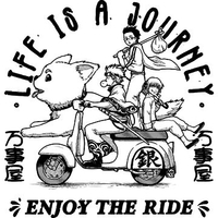 تیشرت انیمه Gintama گینتاما Life is a Journey Enjoy The Ride