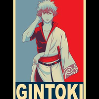 تیشرت انیمه Gintama گینتاما Gintoki Sakata Poster
