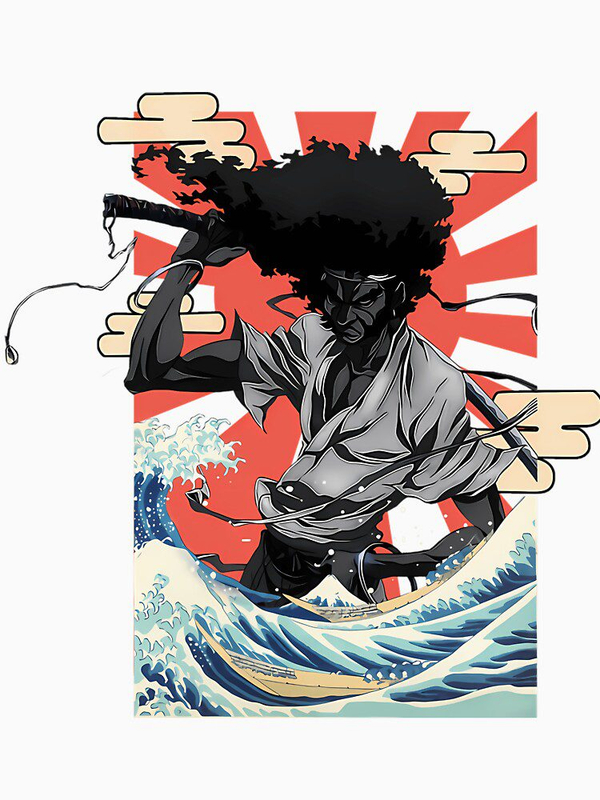 تیشرت لانگ  انیمه AFRO SAMURAI افرو سامورایی Afro Samurai #c70