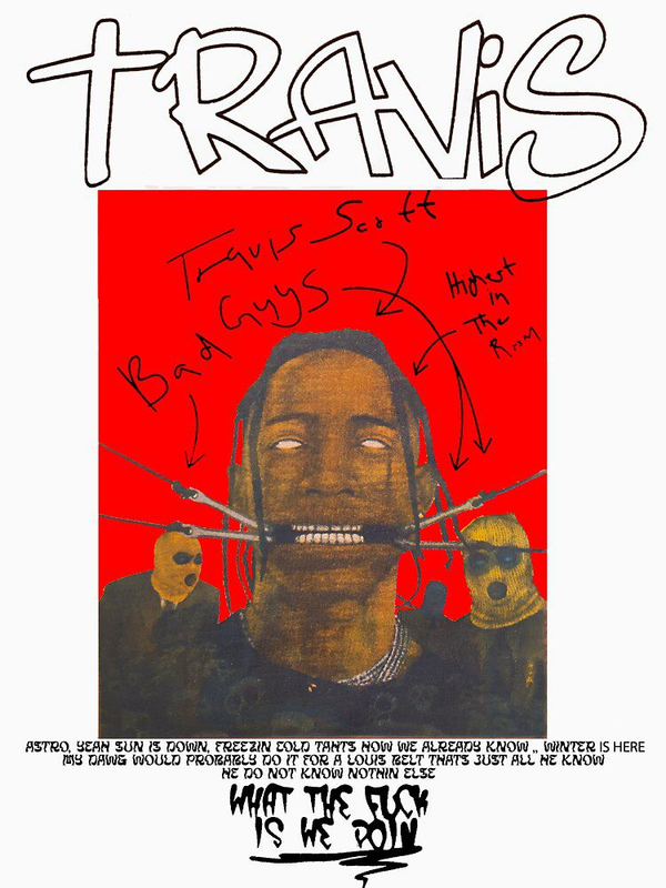 تیشرت تراویس اسکات طرح Copy of TRAVIS SCOTT ORIGINAL BG