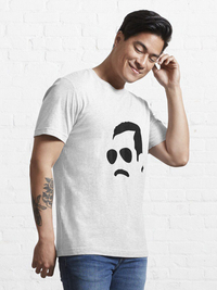 تیشرت گروه موسیقی Queen کویین تیشرت Freddie Mercury Official Monochrome Block Face