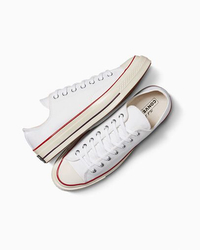 کفش اسپرت مدل کتونی  ال استار اصل ساق کوتاه سفید اصل مدل 1970 converse all star
