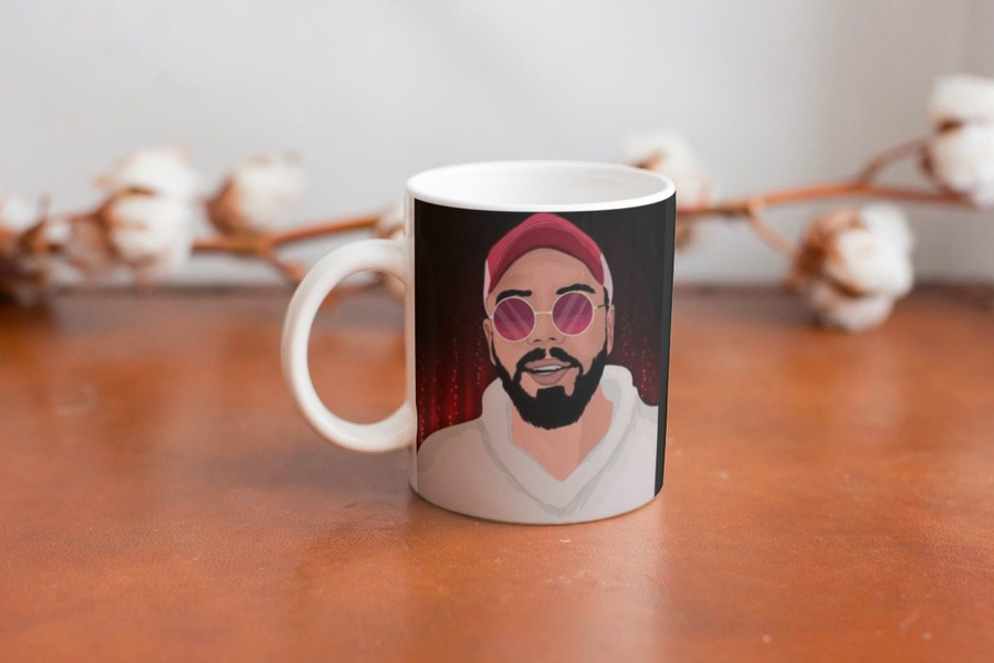 ماگ اختصاصی استریمر عمو هیتمن amoo hitman