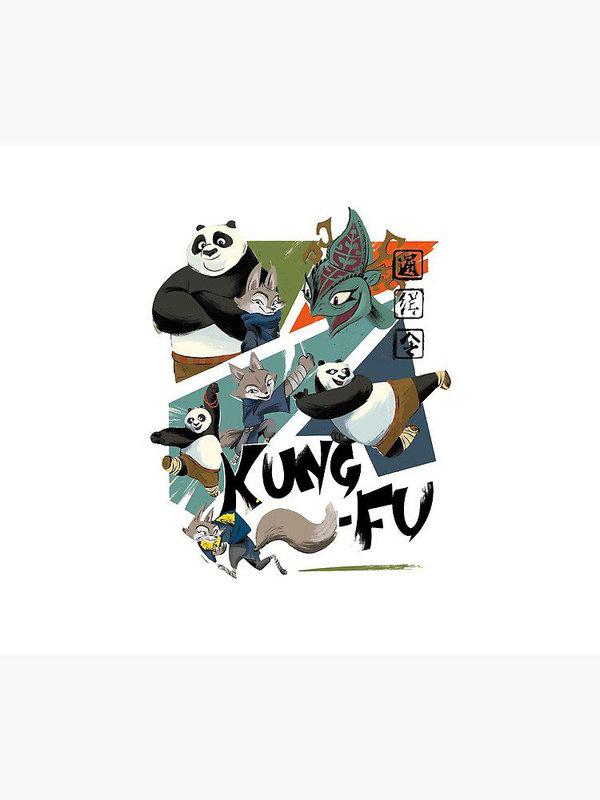 پد موس و دسک پد طرح kung fu panda پاندای کونگ فوکار kung fu panda 4