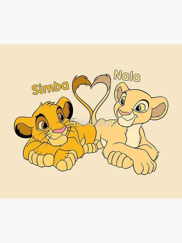 پد موس و دسک پد طرح lion king شیرشاه Simba and Nala