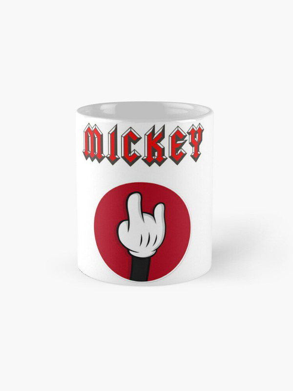 ماگ انیمیشن mickey mouse | ماگ میکی موس طرح mickey rock design with matching minnie