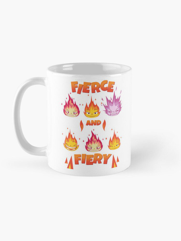 ماگ انیمیشن Elemental | ماگ المنتال طرح Fierce and Fiery