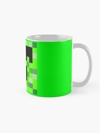 ماگ Minecraft  | ماگ ماینکرافت طرح کریپر Kawaii Creeper