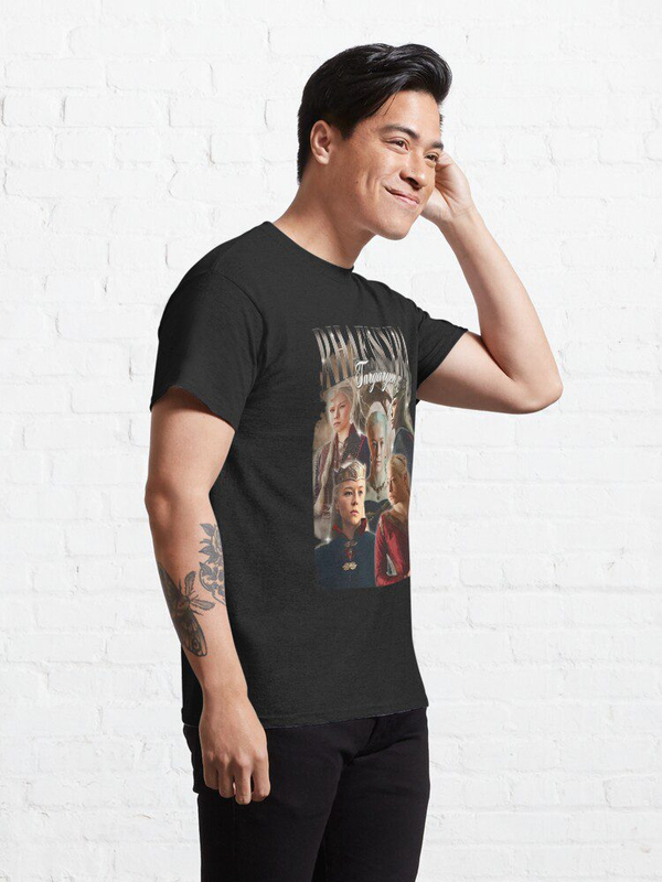 تیشرت house of the dragon  طرح Rhaenyra Targaryen Shirt  Retro Bootleg Tshirt Classic T-Shirt