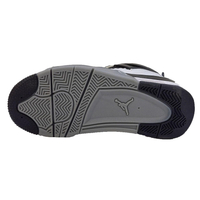 کتونی جردن ۴ سفید مشکی ساقدار های کپی Nike air jordan 4 black & white
