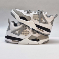 کتونی جردن ۴ طوسی سفید رترو | Air Jordan 4 Retro White Midnight