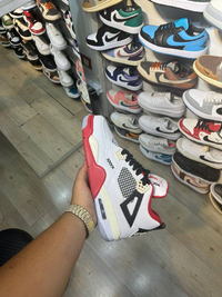 کتونی نایک جردن | کفش جردن ۴ رترو قرمز air jordan 4 retro
