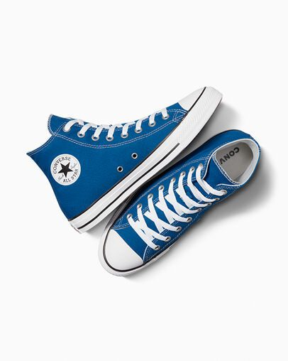 کفش ال استار اصل ساق بلند مدل کلاسیک رنگ آبی All Star Chuck Blue