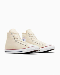 کفش ال استار اصل ساق بلند مدل کلاسیک رنگ کرم all star chuck cream