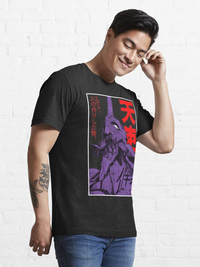 تی شرت طرح نئون جنسیس | Evangelion robot kanji Essential Essential T-Shirt
