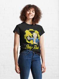 تی شرت کلاسیک طرح فال اوت | Stay Rad