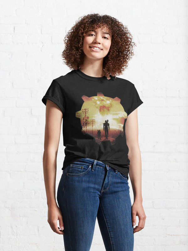 تی شرت کلاسیک طرح فال اوت | Lone Wanderer Classic T-Shirt
