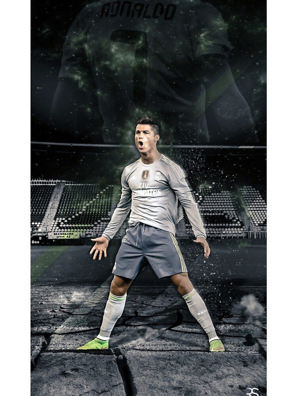 قاب موبایل Real madrid | قاب موبایل رئال مادرید طرح Cristiano Ronaldo