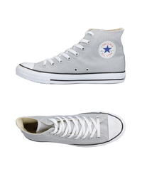 کفش ال استار اصل ساق بلند مدل کلاسیک رنگ طوسی all star chuck grey