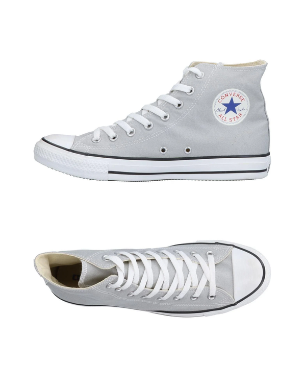 کفش ال استار اصل ساق بلند مدل کلاسیک رنگ طوسی all star chuck grey