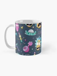 ماگ Rick and Morty | ماگ ریک اند مورتی طرح Rick and Morty pattern