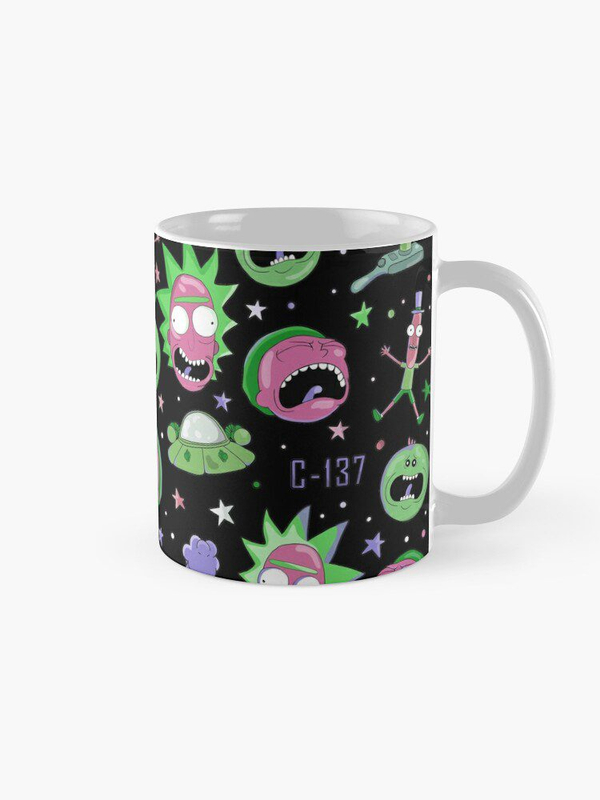 ماگ Rick and Morty | ماگ ریک اند مورتی طرح Rick and Morty pattern