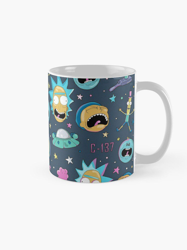 ماگ Rick and Morty | ماگ ریک اند مورتی طرح Rick and Morty pattern