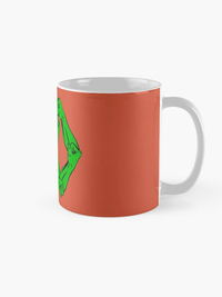 ماگ EXO  | ماگ اکسو طرح EXO POWER LOGO GREEN