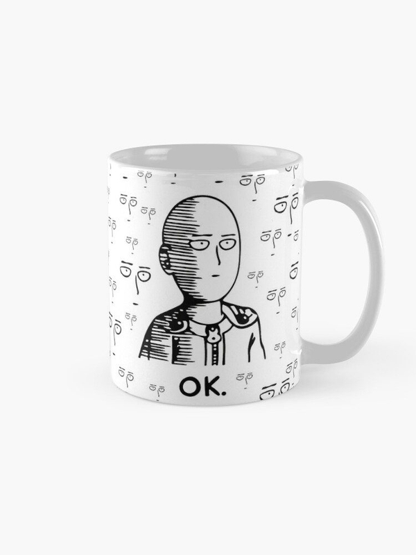 ماگ One punch man | ماگ وان پانچ من طرح ok