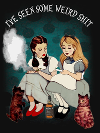تیشرت آلیس در سرزمین عجایب | Alice and Dorothy I ve seen Some