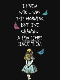  تیشرت آلیس در سرزمین عجایب | Alice In Wonderland Quote